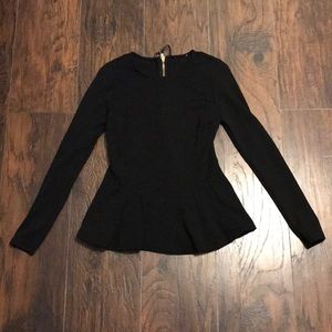 Girls black dress shirt
